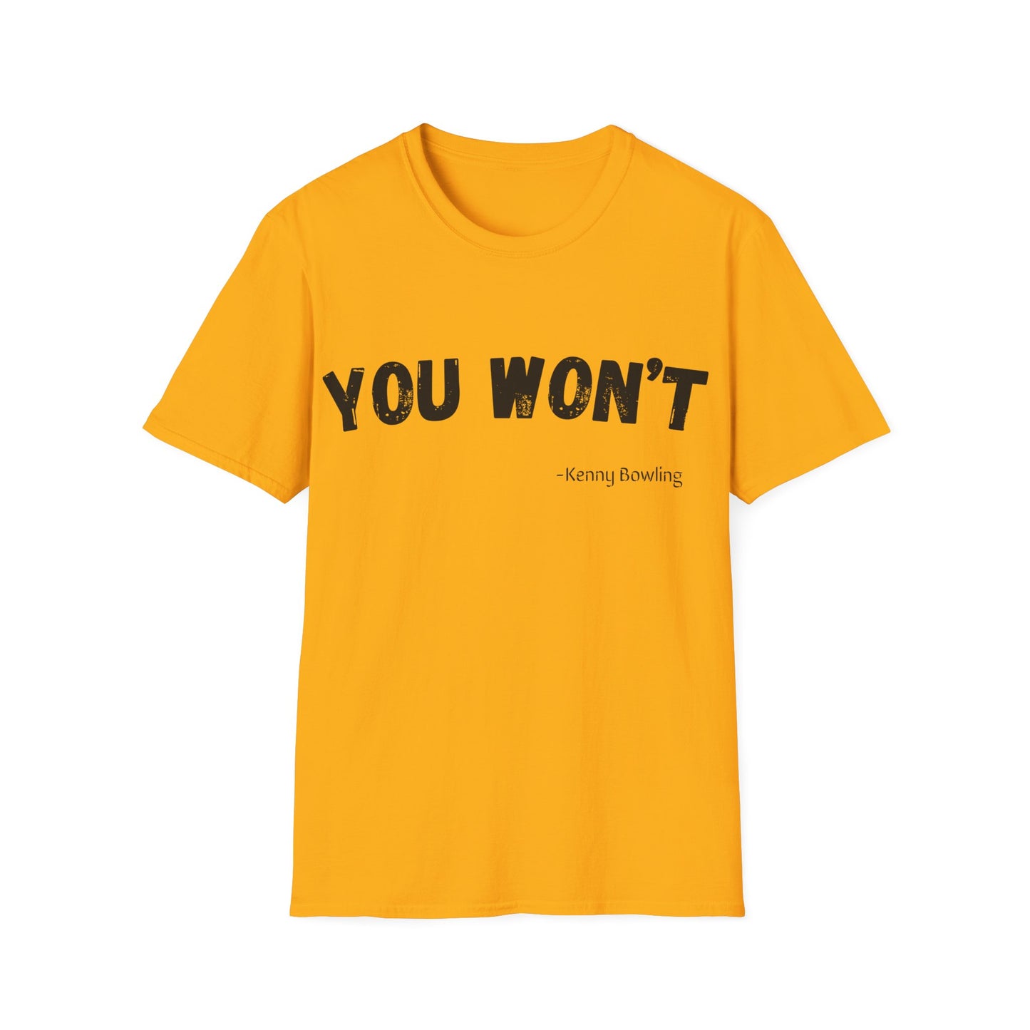 YOU WONT!